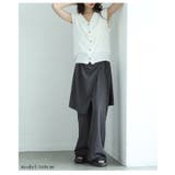 涼しげでお洒落見えするラップ風カフェパンツ レディース ファッション | Sawa a la mode | 詳細画像19 