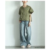 こなれ感たっぷりのシルエットを愉しむドロスト付き切り替えジップベスト レディース… | Sawa a la mode | 詳細画像16 