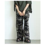 モードなボタニカルフラワーのリラックスワイドパンツ レディース ファッション | Sawa a la mode | 詳細画像14 