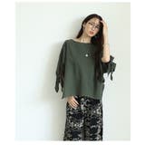 スリーブリボンドルマンカットソートップス レディース ファッション | Sawa a la mode | 詳細画像20 
