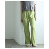 ウエストゴムリブフレアロングパンツ レディース ファッション | Sawa a la mode | 詳細画像3 