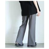 ウエストゴムリブフレアロングパンツ レディース ファッション | Sawa a la mode | 詳細画像14 