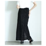 シーズンムード高まるコード刺繍ベロアペンシルスカート レディース ファッション | Sawa a la mode | 詳細画像9