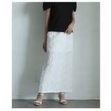 シーズンムード高まるコード刺繍ベロアペンシルスカート レディース ファッション | Sawa a la mode | 詳細画像14