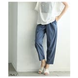 バック裾リブウエストゴムテーパードストレッチパンツ レディース ファッション | Sawa a la mode | 詳細画像3