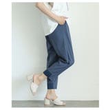 バック裾リブウエストゴムテーパードストレッチパンツ レディース ファッション | Sawa a la mode | 詳細画像4