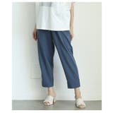 バック裾リブウエストゴムテーパードストレッチパンツ レディース ファッション | Sawa a la mode | 詳細画像8