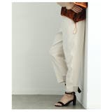 バック裾リブウエストゴムテーパードストレッチパンツ レディース ファッション | Sawa a la mode | 詳細画像9