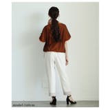 バック裾リブウエストゴムテーパードストレッチパンツ レディース ファッション | Sawa a la mode | 詳細画像11