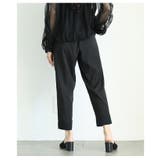 バック裾リブウエストゴムテーパードストレッチパンツ レディース ファッション | Sawa a la mode | 詳細画像17