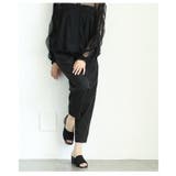 バック裾リブウエストゴムテーパードストレッチパンツ レディース ファッション | Sawa a la mode | 詳細画像19
