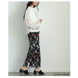 ギャザー切替ボリューム袖Vネックジップアップメッシュジャケット レディース | Sawa a la mode | 詳細画像11