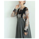 フロントジップタックフレアジャンパースカート レディース ファッション | Sawa a la mode | 詳細画像5