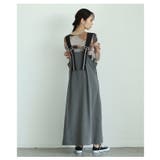 フロントジップタックフレアジャンパースカート レディース ファッション | Sawa a la mode | 詳細画像6
