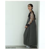 フロントジップタックフレアジャンパースカート レディース ファッション | Sawa a la mode | 詳細画像8