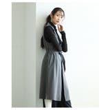 羽織るだけで周りと差が付くベルト付羽織ロングジャケット レディース ファッション | Sawa a la mode | 詳細画像7