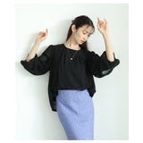 袖口リボンモチーフシフォンブラウス レディース ファッション | Sawa a la mode | 詳細画像6 