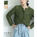 刺繍で描いたエアリーな風合いを纏うコットンブラウス レディース ファッション | Sawa a la mode | 詳細画像1 