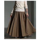 大人の洗練さと余裕漂うブロードギャザーフレアロングスカート レディース ファッシ… | Sawa a la mode | 詳細画像9 