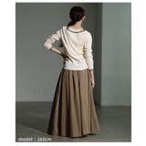 大人の洗練さと余裕漂うブロードギャザーフレアロングスカート レディース ファッシ… | Sawa a la mode | 詳細画像13 