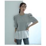 大人ガーリーを愉しむパワーショルダー裾レースTシャツ レディース ファッション | Sawa a la mode | 詳細画像20