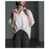目を惹く存在感を生む裾タック変形シルエットブラウス レディース ファッション | Sawa a la mode | 詳細画像2 