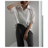 目を惹く存在感を生む裾タック変形シルエットブラウス レディース ファッション | Sawa a la mode | 詳細画像12 
