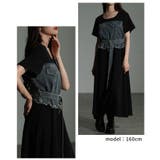 大人デニムの「進化系」ビスチェ風デニムドッキングワンピース レディース | Sawa a la mode | 詳細画像10
