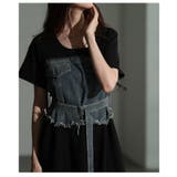 大人デニムの「進化系」ビスチェ風デニムドッキングワンピース レディース | Sawa a la mode | 詳細画像16