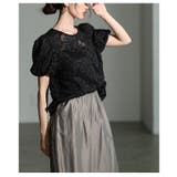 日常を彩る花柄風コード刺繍レースシアーブラウス レディース ファッション | Sawa a la mode | 詳細画像9 