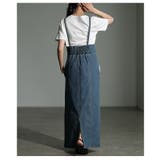 大人カジュアルの新定番アシンメトリーデニムジャンパースカート レディース | Sawa a la mode | 詳細画像8