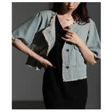 大人が似合うエレガントフリンジデニムジャケット レディース ファッション | Sawa a la mode | 詳細画像12 