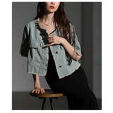 大人が似合うエレガントフリンジデニムジャケット レディース ファッション | Sawa a la mode | 詳細画像16 