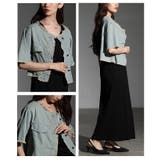 大人が似合うエレガントフリンジデニムジャケット レディース ファッション | Sawa a la mode | 詳細画像17 