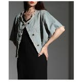 大人が似合うエレガントフリンジデニムジャケット レディース ファッション | Sawa a la mode | 詳細画像20 