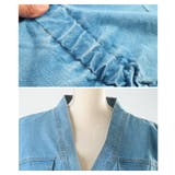 重ねるだけで即オシャレ見えなペプラムデニムベスト レディース ファッション | Sawa a la mode | 詳細画像23 