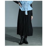 歩くたびに揺れるミディアムプリーツスカート レディース ファッション | Sawa a la mode | 詳細画像19 