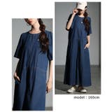 大人カジュアルに着こなせるロングデニムワンピース レディース ファッション | Sawa a la mode | 詳細画像10 