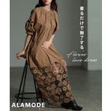 どこから見ても美しい花柄レースバックリボンワンピース レディース ファッション | Sawa a la mode | 詳細画像1