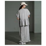 大人の甘さ纏うペプラムトップス＆裾フリルロングスカートセットアップ レディース … | Sawa a la mode | 詳細画像9 