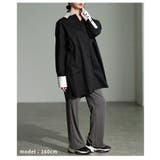 大人の洗練さ引き立つバイカラーシャツチュニック レディース ファッション | Sawa a la mode | 詳細画像22 