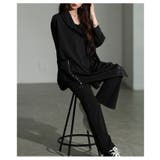 一歩先を行く異素材アシンメトリータートルチュニック レディース ファッション | Sawa a la mode | 詳細画像4