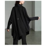 一歩先を行く異素材アシンメトリータートルチュニック レディース ファッション | Sawa a la mode | 詳細画像8