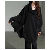 一歩先を行く異素材アシンメトリータートルチュニック レディース ファッション | Sawa a la mode | 詳細画像12