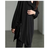 一歩先を行く異素材アシンメトリータートルチュニック レディース ファッション | Sawa a la mode | 詳細画像19