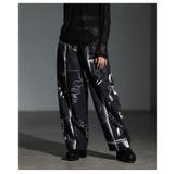 アーティスティックなペイント柄ワイドパンツ レディース ファッション | Sawa a la mode | 詳細画像8 