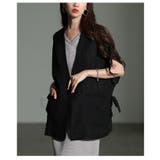 透け感で魅せるサイドリボンテーラードメッシュジャケット レディース ファッション | Sawa a la mode | 詳細画像19 