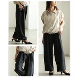 自分サイズが見つかるタックワイドパンツ レディース ファッション | Sawa a la mode | 詳細画像17 