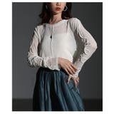 ニュアンス溢れるコード刺繍シアートップス レディース ファッション | Sawa a la mode | 詳細画像15 