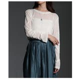 ニュアンス溢れるコード刺繍シアートップス レディース ファッション | Sawa a la mode | 詳細画像19 